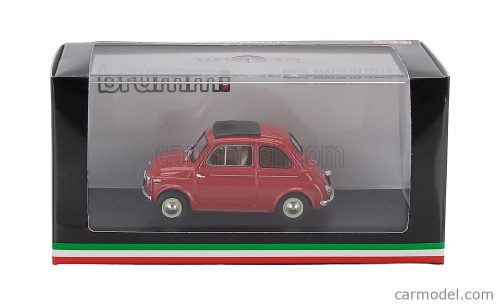 FIAT  500 NUOVA CHIUSA CLOSED 1959  ROSSO CORALLO - RED