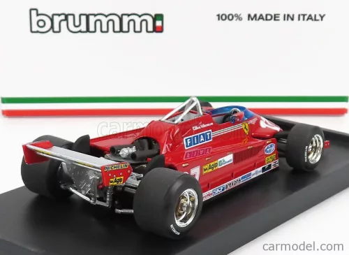 FERRARI  F1 126CK TURBO N 27 WINNER MONTECARLO GP 1981 GILLES VILLENEUVE