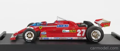 FERRARI  F1 126CK TURBO N 27 WINNER MONTECARLO GP 1981 GILLES VILLENEUVE