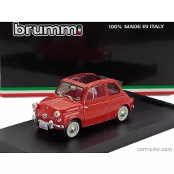 FIAT  500 AMERICA APERTA OPEN 1958  ROSSO - RED