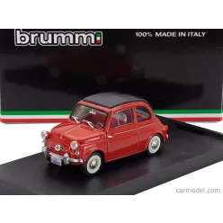 FIAT  500 NUOVA CLOSED 1958  ROSSO - RED