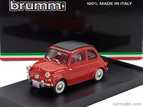 FIAT  500 NUOVA CLOSED 1958  ROSSO - RED