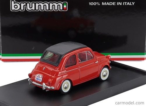 FIAT  500 NUOVA CLOSED 1958  ROSSO - RED