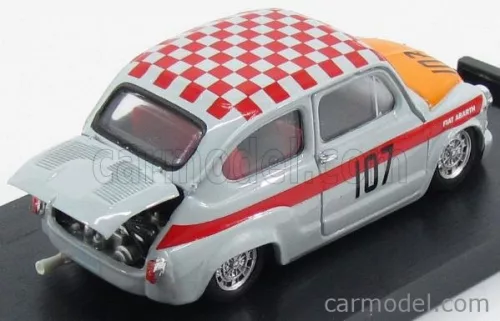 FIAT  600 ABARTH 1000 CORSA N 107 WINNER 500km NURBURGRING 1967 EDELHOF