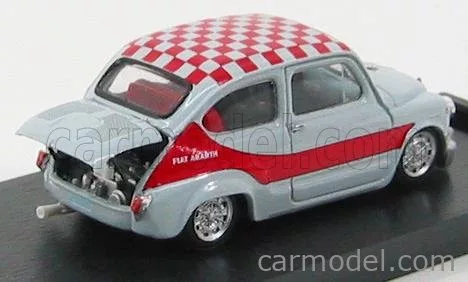 FIAT  600 ABARTH 1000 CORSA UFFICIALE Gr.5 LIVREA ROSSA 1958  GREY RED