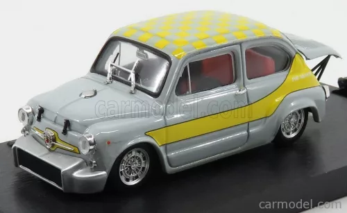 FIAT  600 ABARTH 1000 CORSA UFFICIALE Gr.5 LIVREA GIALLA 1958  GREY YELLOW