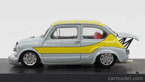 FIAT  600 ABARTH 1000 CORSA UFFICIALE Gr.5 LIVREA GIALLA 1958  GREY YELLOW