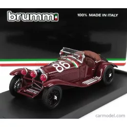   ALFA ROMEO  1750 GS SPIDER N 86 3rd  MILLE MIGLIA 1930 G.CAMAPARI - A.MARINONI  BORDEAUX