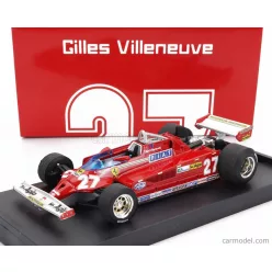   FERRARI  F1  126CK TURBO N 27 ITALY GP 1981 GILLES VILLENEUVE  RED