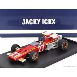   FERRARI  F1  312B N 27 BELGIUM GP 1970 JACKY ICKX - WITH DRIVER FIGURE  RED WHITE