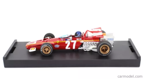 FERRARI  F1  312B N 27 BELGIUM GP 1970 JACKY ICKX - WITH DRIVER FIGURE  RED WHITE