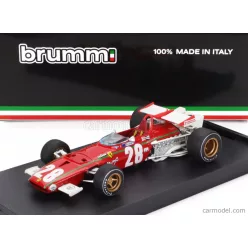   FERRARI  F1  312B N 28 BELGIUM GP 1970 IGNAZIO GIUNTI  RED WHITE