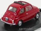 FIAT  500F TETTO APERTO - OPEN 1965  ROSSO MEDIO