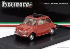 FIAT  500F TETTO APERTO - OPEN 1965  ROSSO CORALLO CHIARO - RED