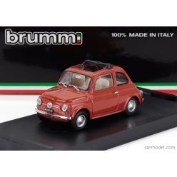   FIAT  500F TETTO APERTO - OPEN 1965  ROSSO CORALLO CHIARO - RED