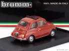 FIAT  500F TETTO APERTO - OPEN 1965  ROSSO CORALLO CHIARO - RED