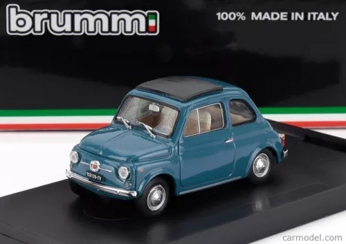 FIAT  500F TETTO CHIUSO - CLOSED 1965  BLUE MEDIO