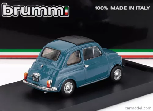 FIAT  500F TETTO CHIUSO - CLOSED 1965  BLUE MEDIO