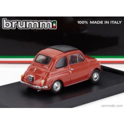 FIAT  500F TETTO CHIUSO - CLOSED 1965  ROSSO MEDIO