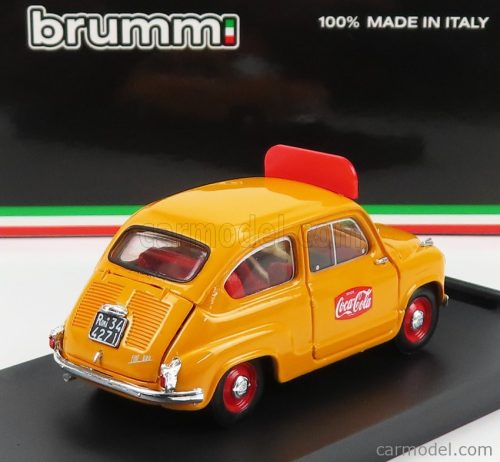 FIAT  600 I SERIES VEICOLO PUBLICITARIO COCA-COLA OLIMPIADI DI ROMA 1960