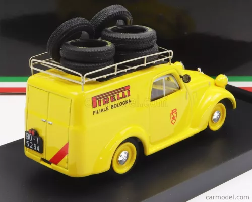 FIAT  500B VAN PUBBLICITARIO PIRELLI BOLOGNA ASSISTENZA MILLE MIGLIA 1950