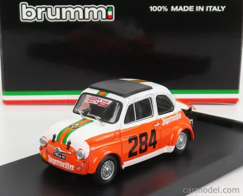 FIAT  500 ABARTH 695SS TEAM MERANO CORSE JAGERMEISTER N 284 COLLE DELLA MADDALENA 1973 R.MENAPACE