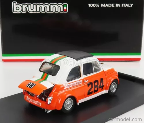 FIAT  500 ABARTH 695SS TEAM MERANO CORSE JAGERMEISTER N 284 COLLE DELLA MADDALENA 1973 R.MENAPACE