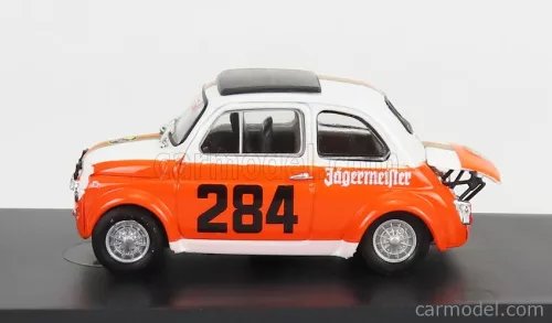 FIAT  500 ABARTH 695SS TEAM MERANO CORSE JAGERMEISTER N 284 COLLE DELLA MADDALENA 1973 R.MENAPACE