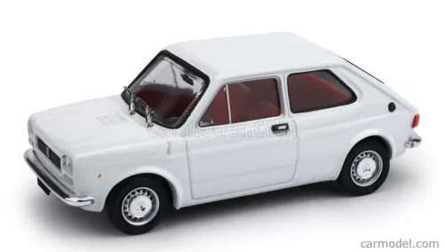 FIAT  127 1-SERIES 1971 - RED INTERIOR  BIANCO - WHITE