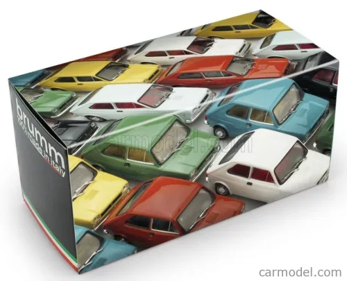 FIAT  127 1-SERIES 1971 - RED INTERIOR  BIANCO - WHITE