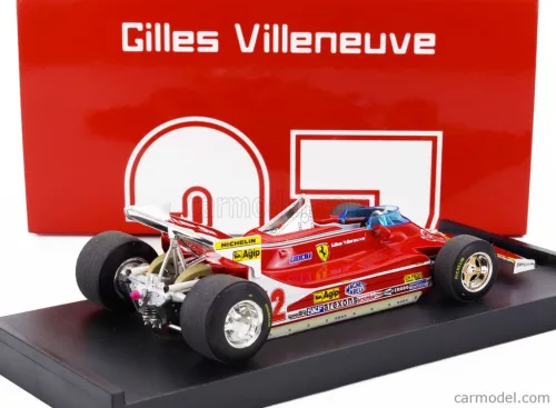 FERRARI  F1  312T4 N 12 MONACO GP 1979 GILLES VILLENEUVE  RED