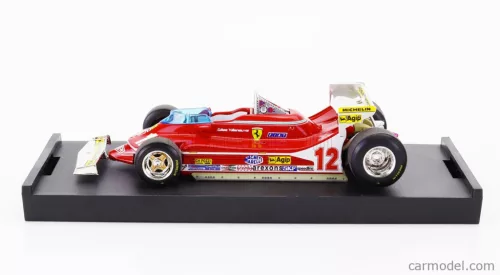 FERRARI  F1  312T4 N 12 MONACO GP 1979 GILLES VILLENEUVE  RED