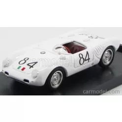   PORSCHE  550A RS SPIDER N 84 WINNER TARGA FLORIO 1956 UMBERTO MAGLIOLI  WHITE