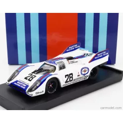   PORSCHE  917K MARTINI RACING TEAM N 28 1000km AUSTRIA 1971 HELMUT MARKO - GERARD LARROUSSE  WHITE BLUE RED