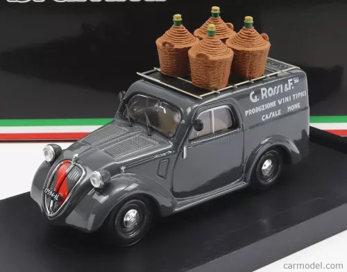 FIAT  500B FURGONE VAN VEICOLO COMMERCIALE PUBBLICITARIO PRODUZIONE VINI TIPICI G.ROSSI E FIGLI 1941