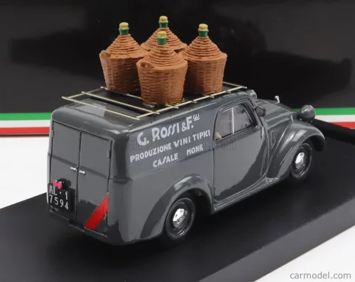 FIAT  500B FURGONE VAN VEICOLO COMMERCIALE PUBBLICITARIO PRODUZIONE VINI TIPICI G.ROSSI E FIGLI 1941
