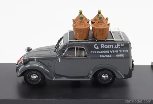 FIAT  500B FURGONE VAN VEICOLO COMMERCIALE PUBBLICITARIO PRODUZIONE VINI TIPICI G.ROSSI E FIGLI 1941