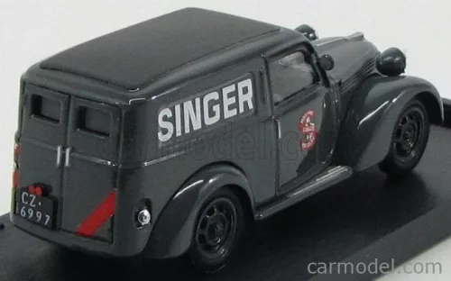 FIAT  500C FURGONE VAN VEICOLO COMMERCIALE PUBLICITAIRE SINGER AGENZIA CATANZARO 1950