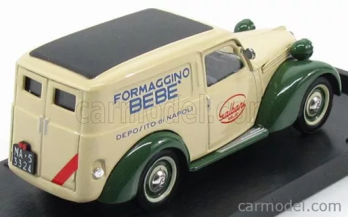 FIAT  1100 FURGONE VAN VEICOLO COMMERCIALE PUBLICITAIRE GALBANI MELZO MILANO DEPOSITO DI NAPOLI 1950