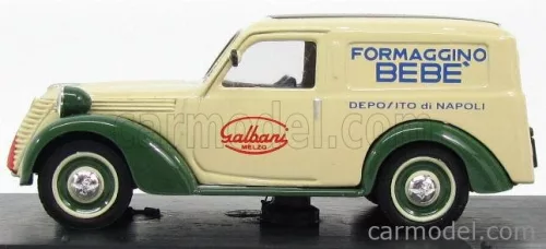 FIAT  1100 FURGONE VAN VEICOLO COMMERCIALE PUBLICITAIRE GALBANI MELZO MILANO DEPOSITO DI NAPOLI 1950