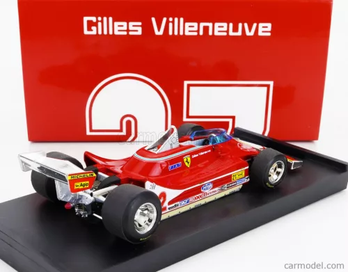 FERRARI  F1  312T4 N 12 WINNER USA OVEST GP 1979 GILLES VILLENEUVE  RED
