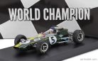 LOTUS  F1  33 N 5 WORLD CHAMPION WINNER BRITISH GP 1965 JIM CLARK - WITH DRIVER FIGURE  GREEN YELLOW