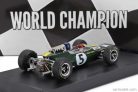 LOTUS  F1  33 N 5 WORLD CHAMPION WINNER BRITISH GP 1965 JIM CLARK - WITH DRIVER FIGURE  GREEN YELLOW