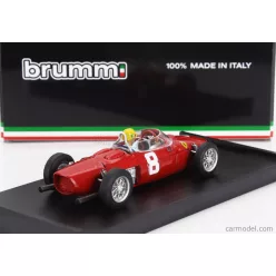   FERRARI  F1  156 N 8 ITALY MONZA GP 1961 RICARDO RODRIGUEZ - WITH DRIVER FIGURE  RED