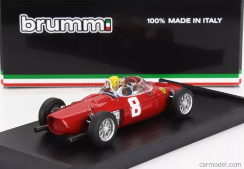 FERRARI  F1  156 N 8 ITALY MONZA GP 1961 RICARDO RODRIGUEZ - WITH DRIVER FIGURE  RED