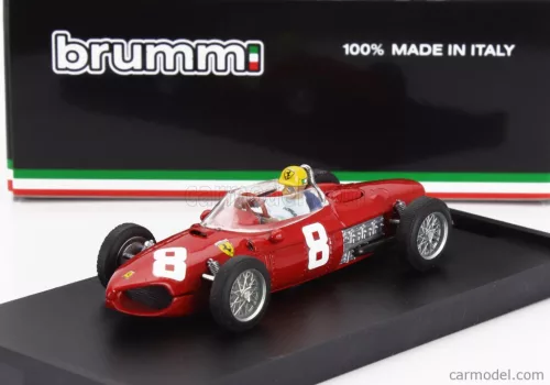 FERRARI  F1  156 N 8 ITALY MONZA GP 1961 RICARDO RODRIGUEZ - WITH DRIVER FIGURE  RED