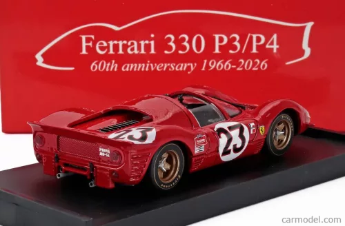 FERRARI  330P4/P3 4.0L V12 SPIDER TEAM FERRARI SPA SEFAC N 23 WINNER 24h DAYTONA 1967 LORENZO BANDINI - CHRIS AMON  RED