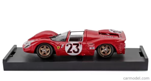 FERRARI  330P4/P3 4.0L V12 SPIDER TEAM FERRARI SPA SEFAC N 23 WINNER 24h DAYTONA 1967 LORENZO BANDINI - CHRIS AMON  RED