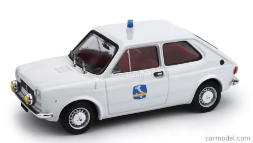 FIAT  127 1-SERIES SOCIETA' AUTOSTRADE COMO-CHIASSO 1971  WHITE