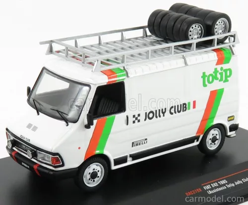 FIAT  242 VAN FIAT TEAM TOTIP JOLLY CLUB ASSISTANCE RALLY 1985 - LANCIA 037